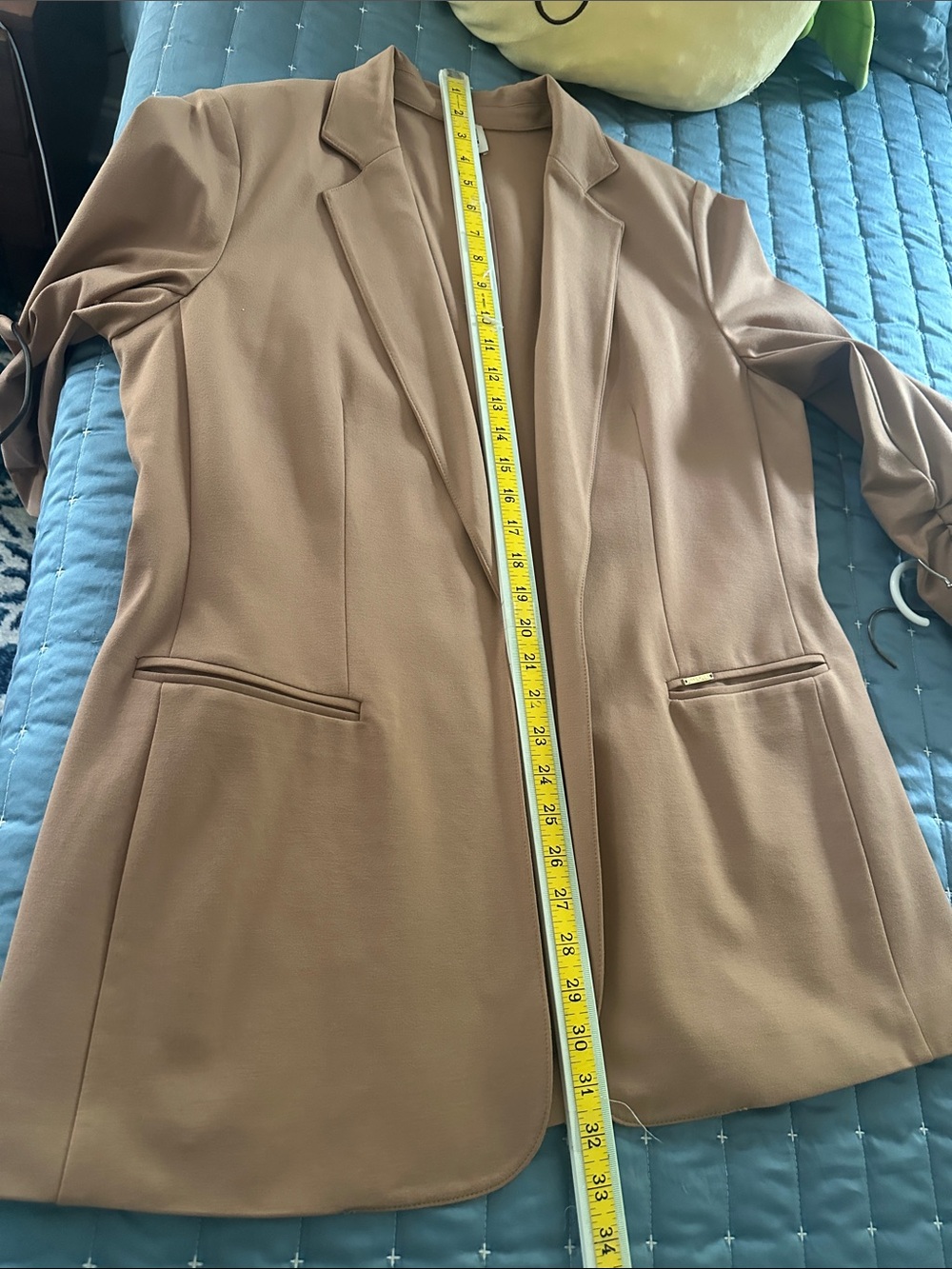 Anne Klein Dusty Rose Open-Front Blazer - Picture 12 of 14